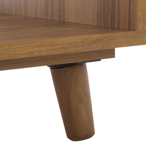 Safavieh Yona Horizontal 2-Shelf Accent Table For Stylish Storage And Display In Any Room Of Your Home Brown Oak ACC5741A