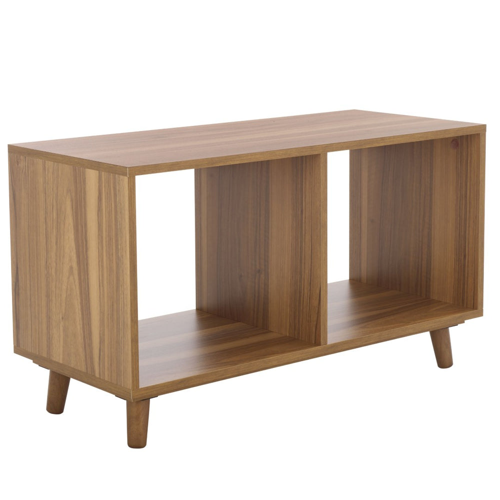 Safavieh Yona Horizontal 2-Shelf Accent Table For Stylish Storage And Display In Any Room Of Your Home Brown Oak ACC5741A