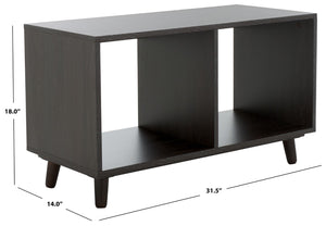 Safavieh Yona Horizontal 2-Shelf Accent Table For Stylish Storage And Display In Any Room Of Your Home Black ACC5741B