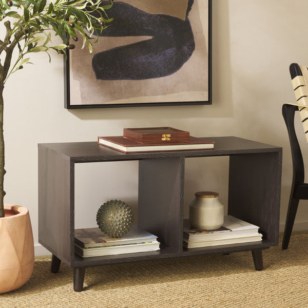 Safavieh Yona Horizontal 2-Shelf Accent Table For Stylish Storage And Display In Any Room Of Your Home Black ACC5741B