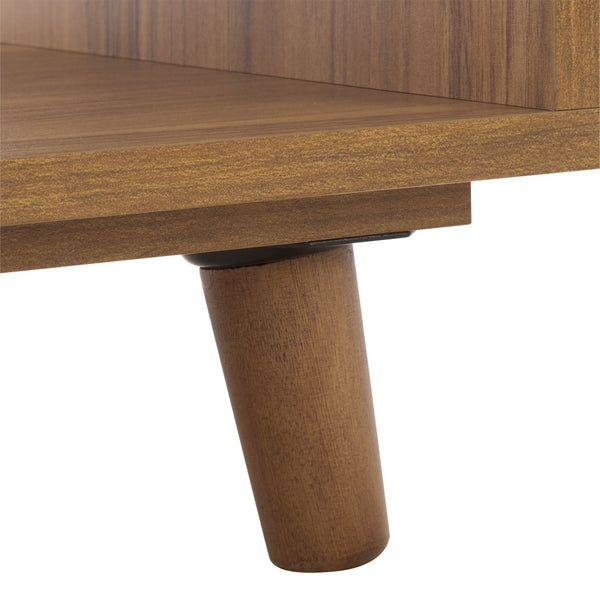 Safavieh Yona 4-Shelf Open Accent Table - Stylish Storage Solution For Any Room, Perfect For Decor & Essentials Brown Oak ACC5742A