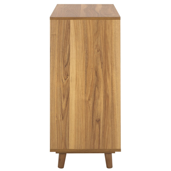 Safavieh Yona 4-Shelf Open Accent Table - Stylish Storage Solution For Any Room, Perfect For Decor & Essentials Brown Oak ACC5742A