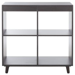 Safavieh Yona 4-Shelf Open Accent Table - Stylish Storage Solution For Any Room, Perfect For Decor & Essentials Black ACC5742B