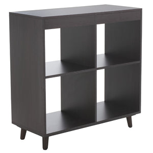 Safavieh Yona 4-Shelf Open Accent Table - Stylish Storage Solution For Any Room, Perfect For Decor & Essentials Black ACC5742B