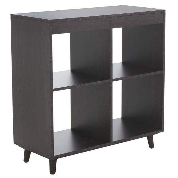 Safavieh Yona 4-Shelf Open Accent Table - Stylish Storage Solution For Any Room, Perfect For Decor & Essentials Black ACC5742B