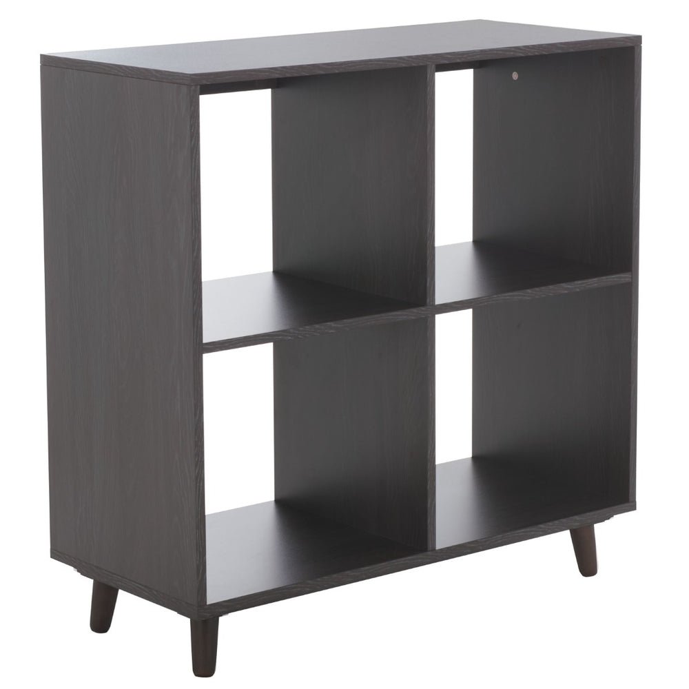 Safavieh Yona 4-Shelf Open Accent Table - Stylish Storage Solution For Any Room, Perfect For Decor & Essentials Black ACC5742B