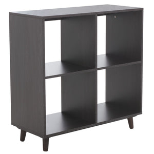Safavieh Yona 4-Shelf Open Accent Table - Stylish Storage Solution For Any Room, Perfect For Decor & Essentials Black ACC5742B