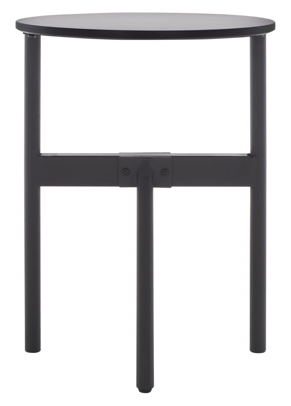 Safavieh Gio Modern Accent Table - Sleek Black Mahogany Design For Small Spaces, Minimalist Geometry & Style ACC5800A