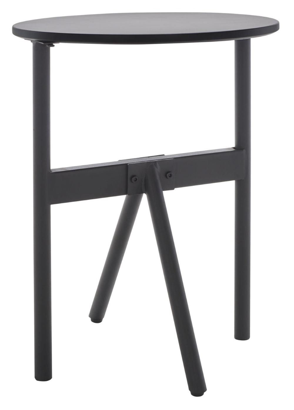 Safavieh Gio Modern Accent Table - Sleek Black Mahogany Design For Small Spaces, Minimalist Geometry & Style ACC5800A