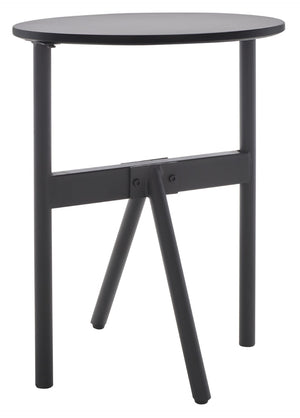Safavieh Gio Modern Accent Table - Sleek Black Mahogany Design For Small Spaces, Minimalist Geometry & Style ACC5800A
