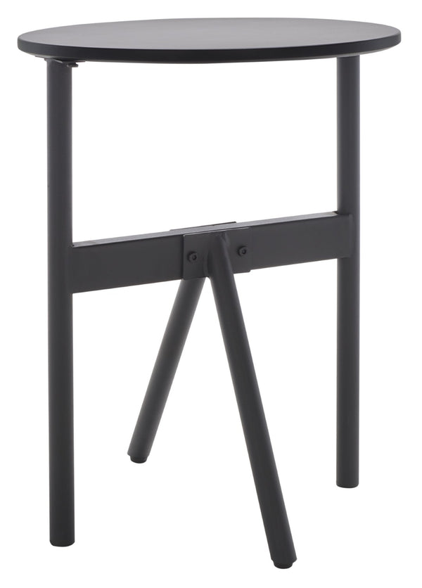 Safavieh Gio Modern Accent Table - Sleek Black Mahogany Design For Small Spaces, Minimalist Geometry & Style ACC5800A