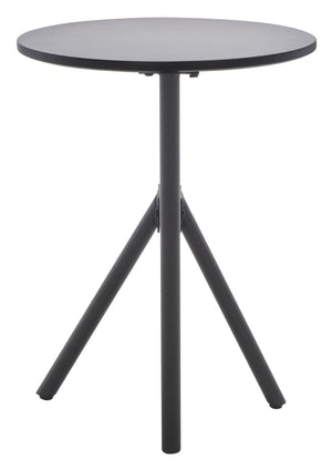 Safavieh Gio Modern Accent Table - Sleek Black Mahogany Design For Small Spaces, Minimalist Geometry & Style ACC5800A