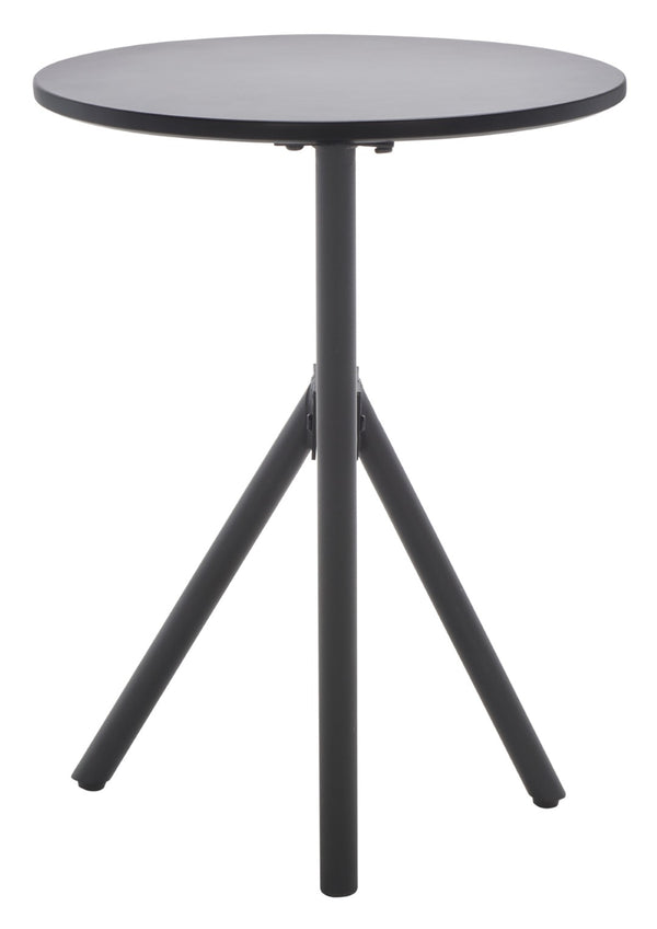 Safavieh Gio Modern Accent Table - Sleek Black Mahogany Design For Small Spaces, Minimalist Geometry & Style ACC5800A