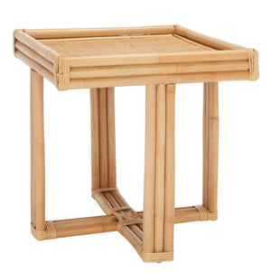 Safavieh Juri Coastal Accent Table – Bamboo-Inspired Rattan Design, Lightweight & Ideal For Any Space ACC6501A
