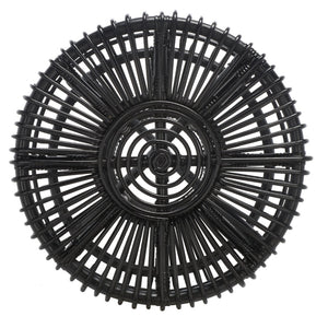 Safavieh Jabez Round Accent Table - Island-Inspired Rattan Design For Coastal And Bohemian Living Spaces Black ACC6502B