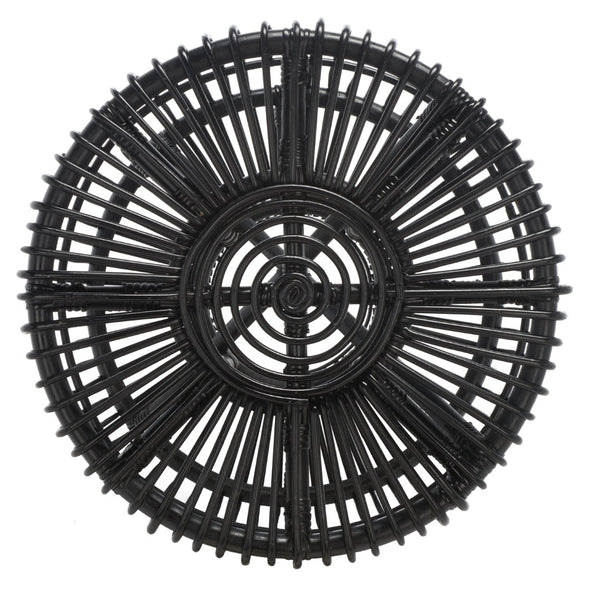 Safavieh Jabez Round Accent Table - Island-Inspired Rattan Design For Coastal And Bohemian Living Spaces Black ACC6502B