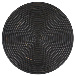 Safavieh Heimdall Accent Table Distressed Black Wood ACC6503A