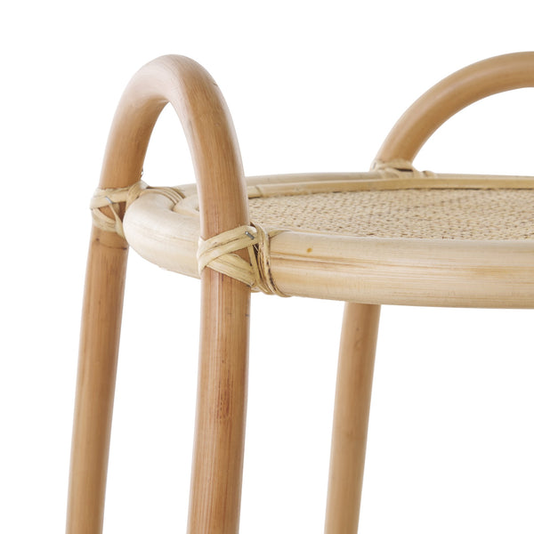 Safavieh Althea Accent Table In Natural Rattan - Stylish Square Design For Modern Home Decor & Functionality Natural Rattan Acc6504a