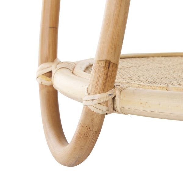 Safavieh Althea Accent Table In Natural Rattan - Stylish Square Design For Modern Home Decor & Functionality Natural Rattan Acc6504a