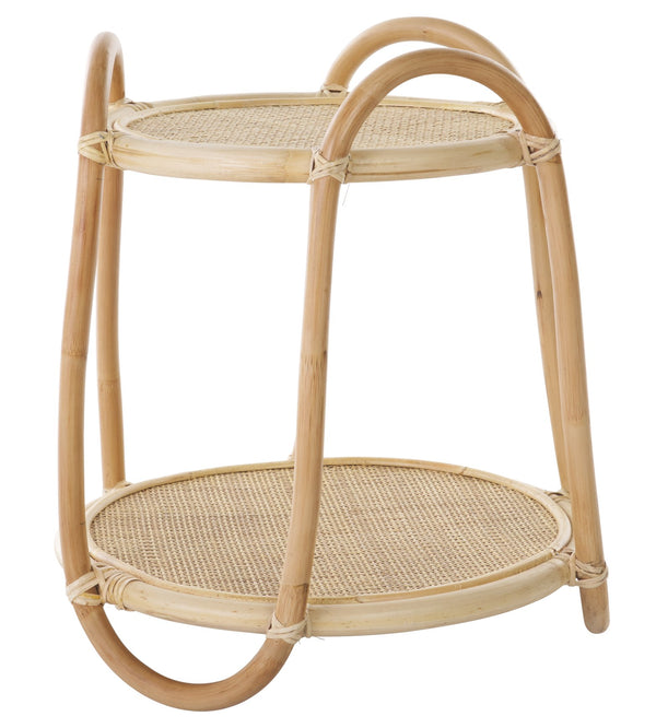 Safavieh Althea Accent Table In Natural Rattan - Stylish Square Design For Modern Home Decor & Functionality Natural Rattan Acc6504a