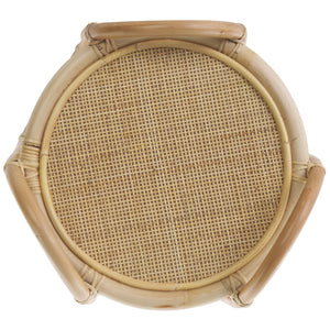 Safavieh Althea Accent Table In Natural Rattan - Stylish Square Design For Modern Home Decor & Functionality Natural Rattan Acc6504a