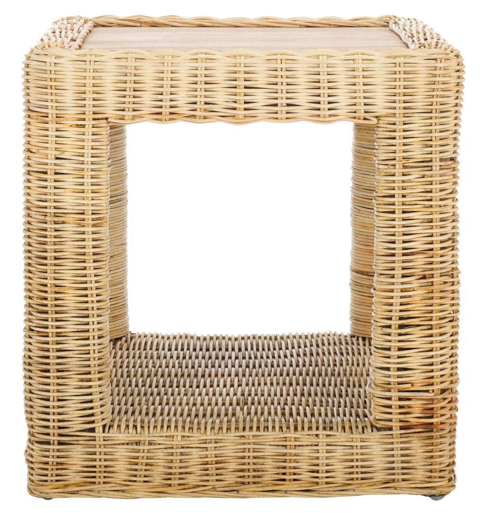 Safavieh Castriel Accent Table - Natural Leles & Mangowood Design For Stylish Home Décor & Elegance Natural ,Natural Leles,Wood Acc6507a