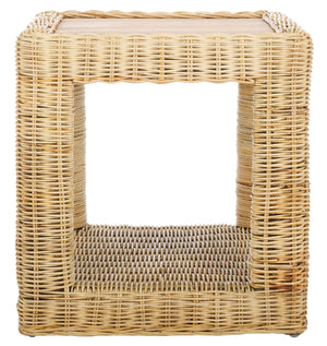 Safavieh Castriel Accent Table - Natural Leles & Mangowood Design For Stylish Home Décor & Elegance Natural ,Natural Leles,Wood Acc6507a