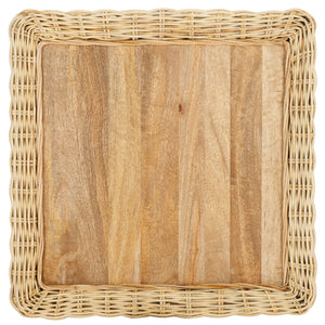 Safavieh Castriel Accent Table - Natural Leles & Mangowood Design For Stylish Home Décor & Elegance Natural ,Natural Leles,Wood Acc6507a