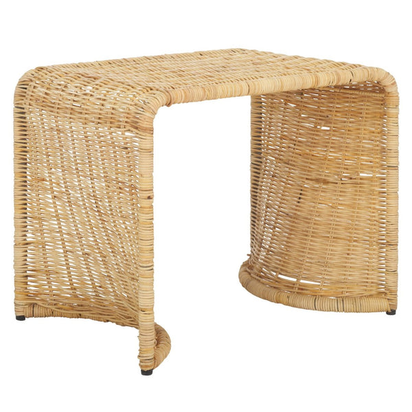 Safavieh Zendy Accent Table – Rustic Modern Design With Sturdy Metal And Rattan For Versatile Home Decor Use Light Natural ACC6508A