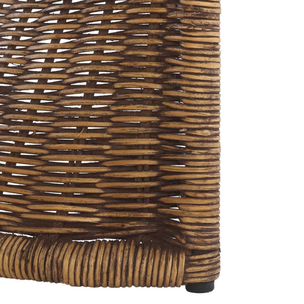 Safavieh Zendy Accent Table – Rustic Modern Design With Sturdy Metal And Rattan For Versatile Home Decor Use Honey Brown Wash ACC6508B