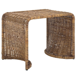 Safavieh Zendy Accent Table – Rustic Modern Design With Sturdy Metal And Rattan For Versatile Home Decor Use Honey Brown Wash ACC6508B