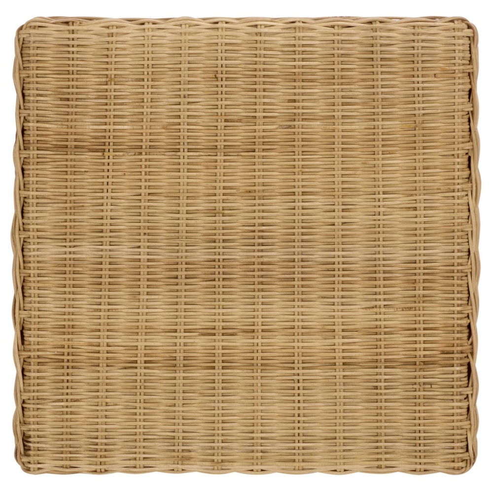 Safavieh SHAZZA Weaved Accent Table – Handcrafted Rattan & Mango Wood, Versatile Side Table for Any Room ACC6510A