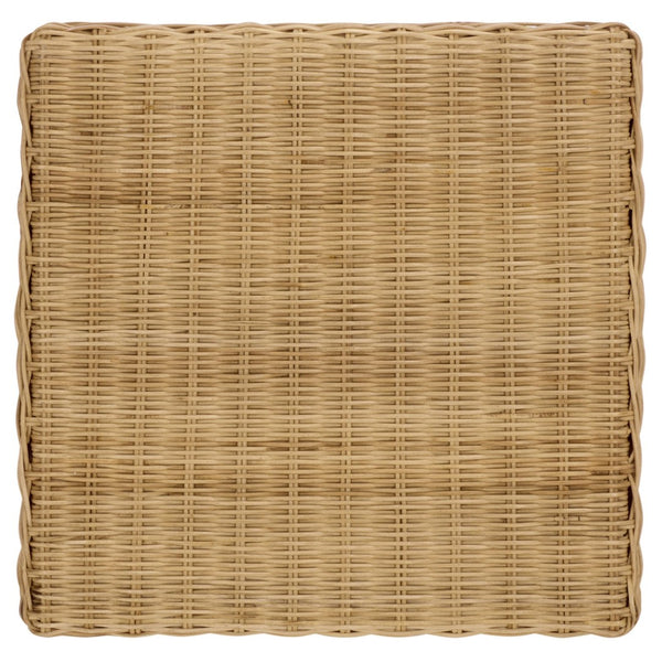Safavieh SHAZZA Weaved Accent Table – Handcrafted Rattan & Mango Wood, Versatile Side Table for Any Room ACC6510A