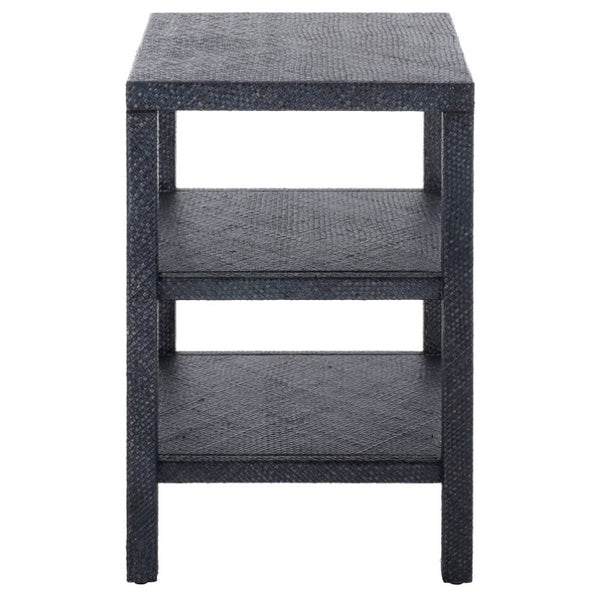 Safavieh Apis Raffia Woven Two Shelf End Table Bohemian Coastal Accent for Living Room ACC6603C