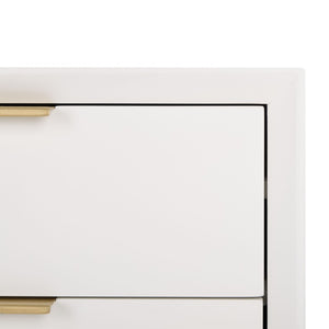 Safavieh Baskin 3-Drawer Accent Table – Modern Glam Storage For Small Spaces, Stylish Nightstand & End Table ACC6605A