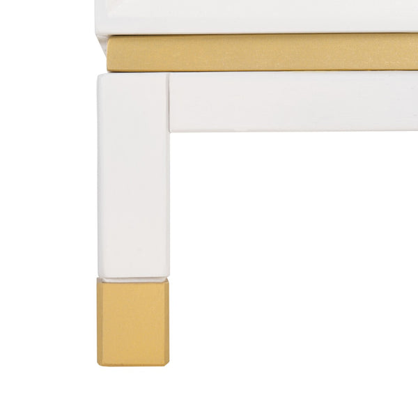 Safavieh Baskin 3-Drawer Accent Table – Modern Glam Storage For Small Spaces, Stylish Nightstand & End Table ACC6605A