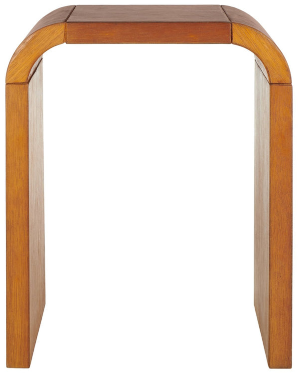 Safavieh Liasonya Curved Accent Table - Modern Sculptural Design With Seamless Flowing Lines For Elegance Natural ACC6608A