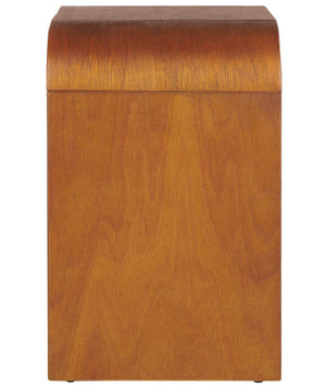 Safavieh Liasonya Curved Accent Table - Modern Sculptural Design With Seamless Flowing Lines For Elegance Natural ACC6608A