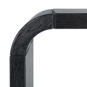 Safavieh Liasonya Curved Accent Table - Modern Sculptural Design With Seamless Flowing Lines For Elegance Black ACC6608C