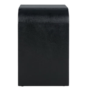 Safavieh Liasonya Curved Accent Table - Modern Sculptural Design With Seamless Flowing Lines For Elegance Black ACC6608C