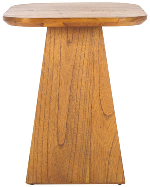 Safavieh Jean Modern Accent Table - Stylish Square Design With Natural Wood Grain For Versatile Home Decor ACC6609A