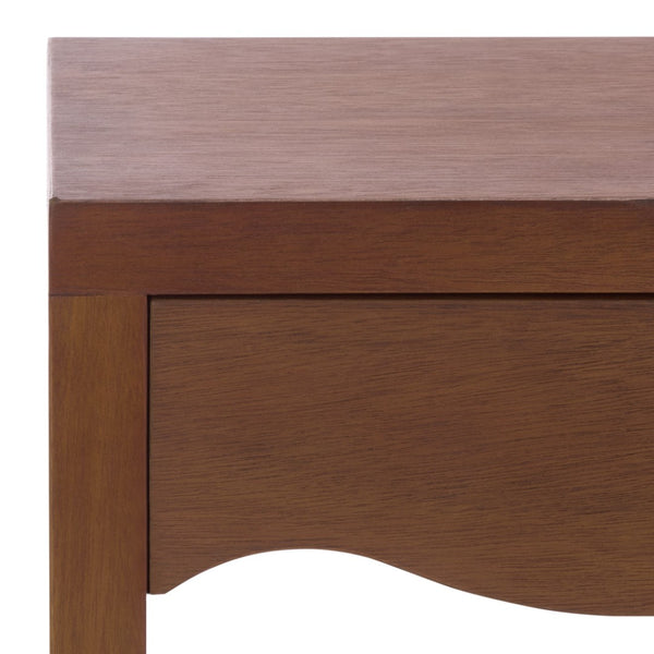 Safavieh Kannie Compact 1-Drawer Accent Table In Dark Oak - Stylish, Versatile & Perfect For Small Spaces ACC6614A