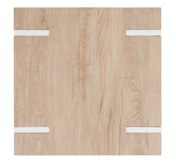 Safavieh Aberton End Table  Natural / White Mdf ACC7002A