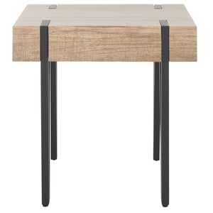 Safavieh Aburton End Table Multibrown / Black Mdf ACC7003A