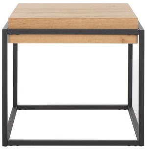 Safavieh Edgefield End Table Natural / Black Mdf ACC7004A