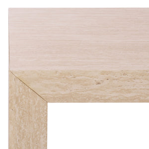 Safavieh Woodrow Accent Table - Versatile Modern Side Table For Living Rooms, Bedrooms, And Home Offices Faux Travertine ACC7006B