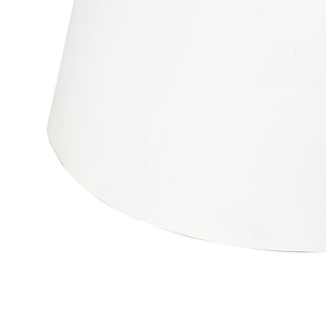 Safavieh Mila Contemporary Pedestal End Table - Elegant Marble Top With Sturdy Metal Base For Modern Living White Marble/White ACC7203B