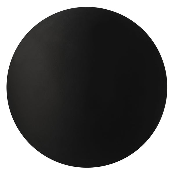 Safavieh Haylee Glamorous C-Shaped Side Table With Black Round Top & Polished Gold Base For Modern Decor ACC8002A