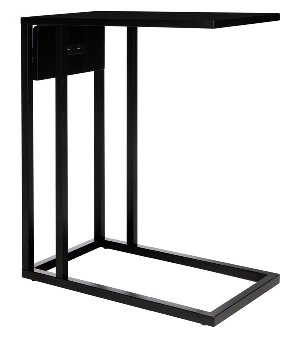 Safavieh Portland Usb Side Table With Charging Ports - Sleek C-Frame Design For Modern Living Spaces ACC8003A