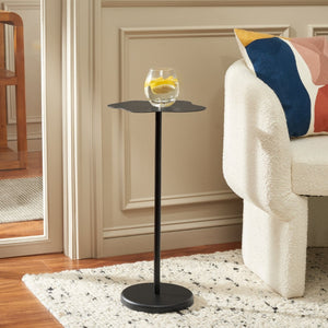 Safavieh Gaius Side Table - Sleek, Sculptural Accent For Modern Spaces, Matte Black Finish, Perfect For Decor ACC8006A